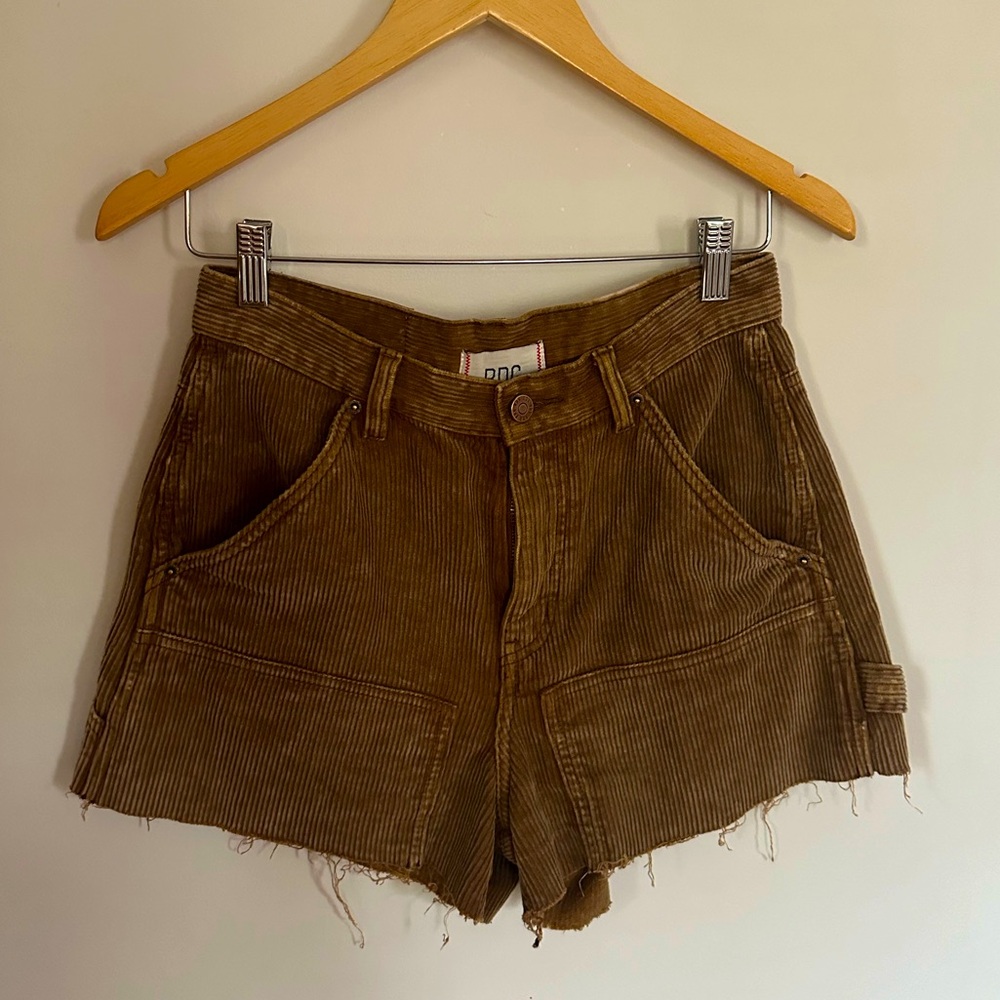 BDG Carpenter Corduroy Cut-off Shorts - Brown